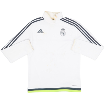 2015-16 Real Madrid adidas 1/4 Zip Drill Top - 5/10 - (S)
