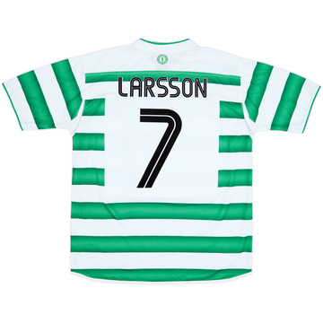 2003-04 Celtic Home Shirt Larsson #7 - 8/10 - (L)