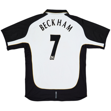 2001-02 Manchester United Centenary Away/Third Shirt Beckham #7 - 7/10 - (L)