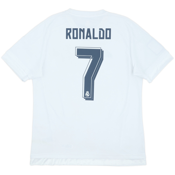 2015-16 Real Madrid Home Shirt Ronaldo #7 - 6/10 - (L)