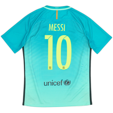 2016-17 Barcelona Third Shirt Messi #10 - 8/10 - (M)