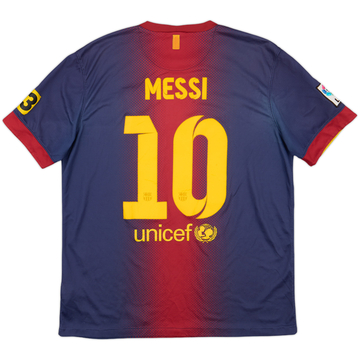 2012-13 Barcelona Home Shirt Messi #10 - 6/10 - (L)
