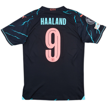 2023-24 Manchester City Third Shirt Haaland #9 - 6/10 - (S)
