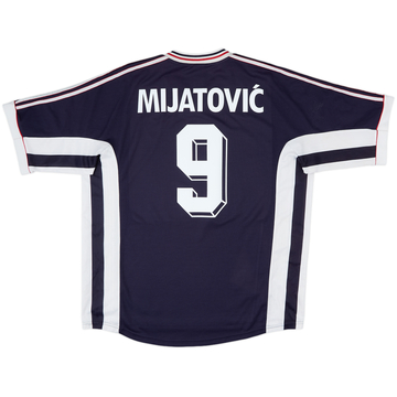 1998-99 Yugoslavia Home Shirt Mijatovic #9 - 8/10 - (XL)