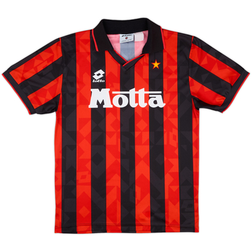 1993-94 AC Milan Basic Home Shirt - 6/10 - (M)