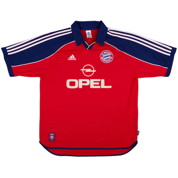 1999-01 Bayern Munich Home Shirt Elber #9 - 8/10 - (XL)