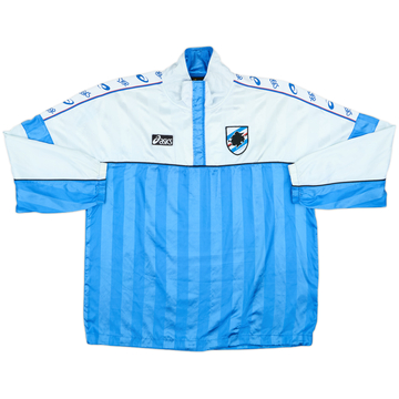 1995-96 Sampdoria Asics 1/4 Zip Track Jacket - 7/10 - (L)