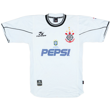2000-01 Corinthians Home Shirt #11 - 6/10 - (S)