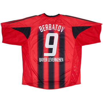 2004-06 Bayer Leverkusen Home Shirt Berbatov #9 (XL)