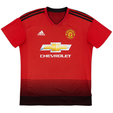 2018-19 Manchester United Home Shirt - 4/10 - (L)