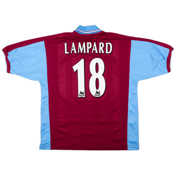 1997-98 West Ham Home Shirt Lampard#18 - 8/10 - (XL)