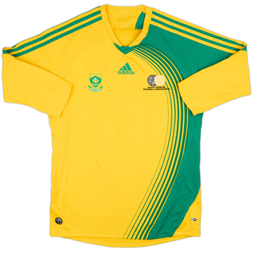 2007-09 South Africa Home L/S Shirt - 9/10 - (L)