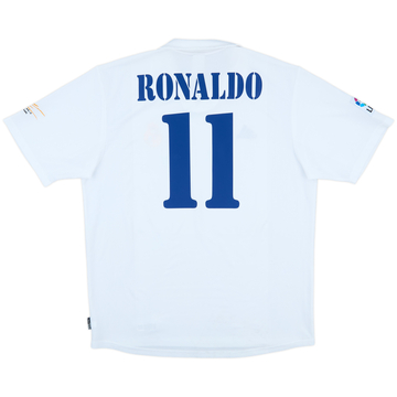 2002-03 Real Madrid Centenary Home Shirt Ronaldo #11 - 8/10 - (XL)