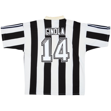 1995-97 Newcastle Home Shirt Ginola #14 - 8/10 - (XXL)