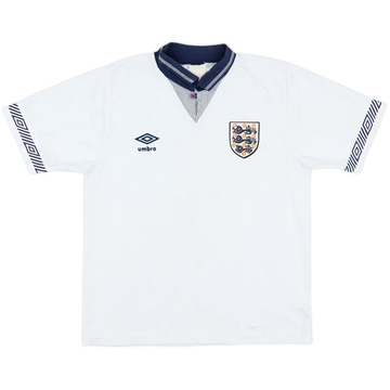 1990-92 England Home Shirt - 9/10 - (M)