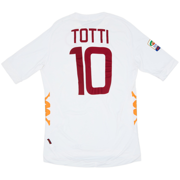 2011-12 Roma Away Shirt Totti #10 - 9/10 - (XL)