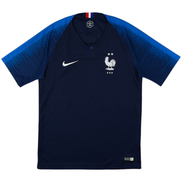 2018 France Home Shirt - 9/10 - (S)