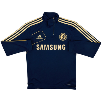 2012-13 Chelsea adidas 1/4 Zip Sweat Top - 9/10 - (S)