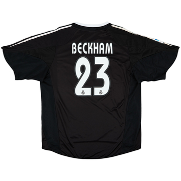 2004-05 Real Madrid Away Shirt Beckham #23 - 9/10 - (L)
