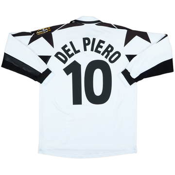 1998-99 Juventus Away L/S Shirt Del Piero #10 - 7/10 - (M)