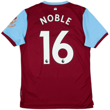 2019-20 West Ham Home Shirt Noble #16 - 7/10 - (M)