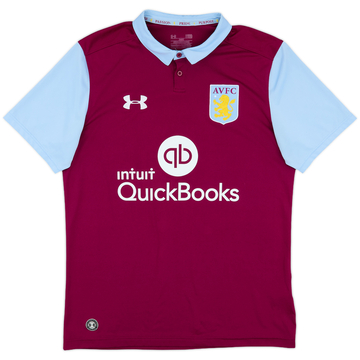2016-17 Aston Villa Home Shirt - 8/10 - (L)