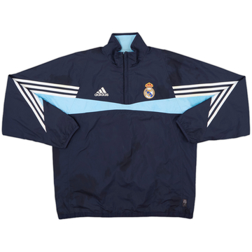 2003-04 Real Madrid adidas 1/4 Zip Drill Top - 8/10 - (XL)