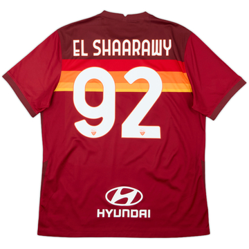 2020-21 Roma Home Shirt El Shaarawy #92 - 7/10 - (XL)