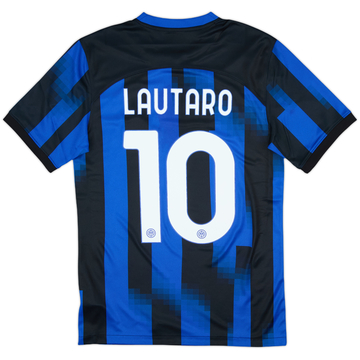 2023-24 Inter Milan Home Shirt Lautaro #10 - 10/10 - (S)