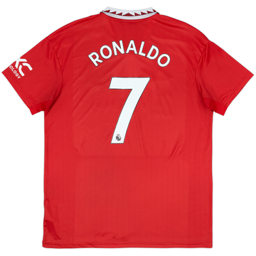 2022-23 Manchester United Home Shirt Ronaldo #7 - 7/10 - (XL)