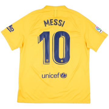 2019-20 Barcelona 'Senyera' Fourth Shirt Messi #10 - 9/10 - (XL)