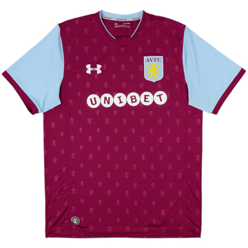 2017-18 Aston Villa Home Shirt - 8/10 - (XL)
