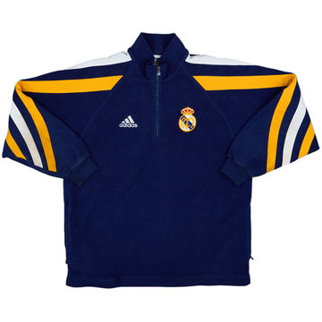1998-99 Real Madrid adidas 1/4 Zip Fleece Top - 6/10 - (M/L)