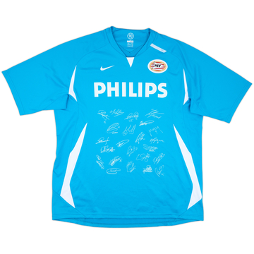 2007-08 PSV Player Issue Nike 'Squad Signed' Training Shirt - 8/10 - (XXL)