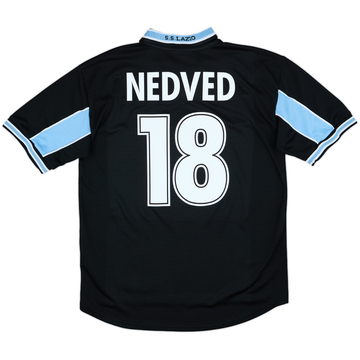 1998-99 Lazio Away Shirt Nedved #18 - 8/10 - (XL)