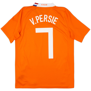 2008-10 Netherlands Home Shirt V.Persie #7 - 6/10 - (S)