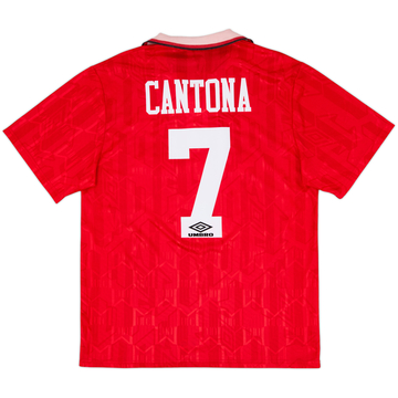 1992-94 Manchester United Home Shirt Cantona #7 - 5/10 - (L)