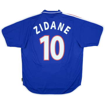 2000-02 France Home Shirt Zidane #10 - 9/10 - (XL)