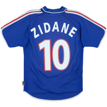 2000-02 France Home Shirt Zidane #10 - 6/10 - (XS)
