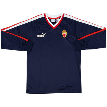 2001-02 Monaco Puma Training L/S Shirt - 8/10 - (M)