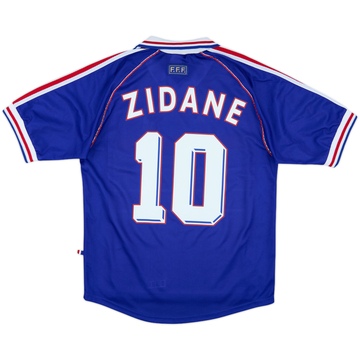 1998-00 France Home Shirt Zidane #10 - 6/10 - (M)
