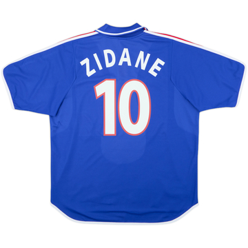 2000-02 France Home Shirt Zidane #10 - 10/10 - (XXL)