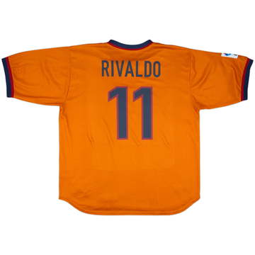 1998-00 Barcelona Third Shirt Rivaldo #11 - 8/10 - (XXL)