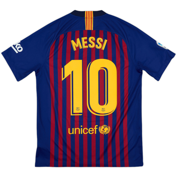 2018-19 Barcelona Home Shirt Messi #10 - 10/10 - (M)