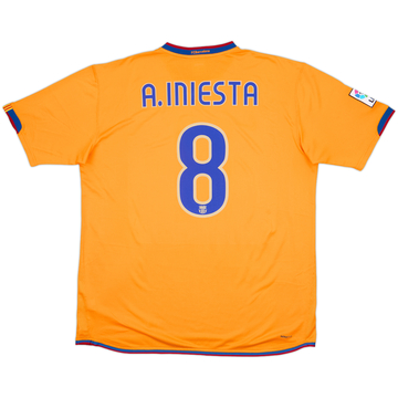 2007-08 Barcelona Third Shirt A.Iniesta #8 - 10/10 - (XXL)