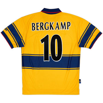 1997-99 Arsenal Away Shirt Bergkamp #10 - 9/10 - (L)