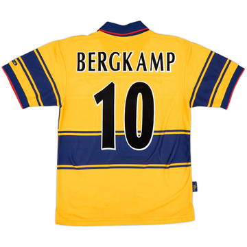 1997-99 Arsenal Away Shirt Bergkamp #10 - 9/10 - (S)