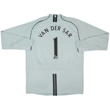 2007-08 Manchester United Player Issue GK Shirt Van Der Sar #1 (XL)
