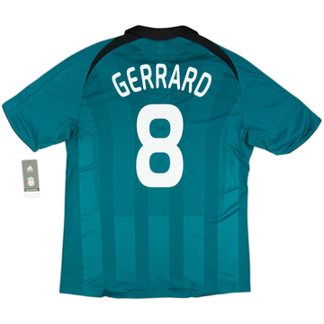 2008-09 Liverpool Player Issue Third Shirt Gerrard #8 (XL)