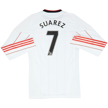 2010-11 Liverpool Player Issue Away L/S Shirt Suarez #7 (XL)